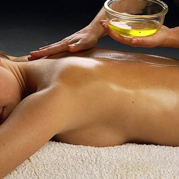 Massage huile dos